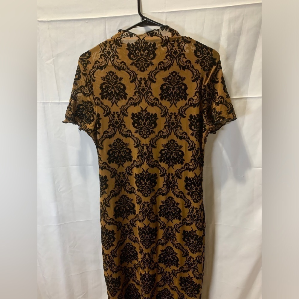 3/$28❤️SHEIN florals lace, Brown and black dress size XL - Picture 7 of 8